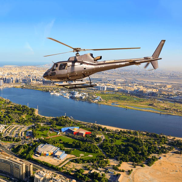 Iconic 12 minute helicopter ride Dubai